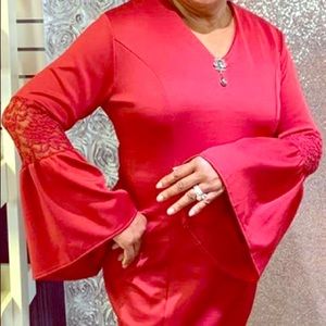 Diana Dress with Bell Sleeves